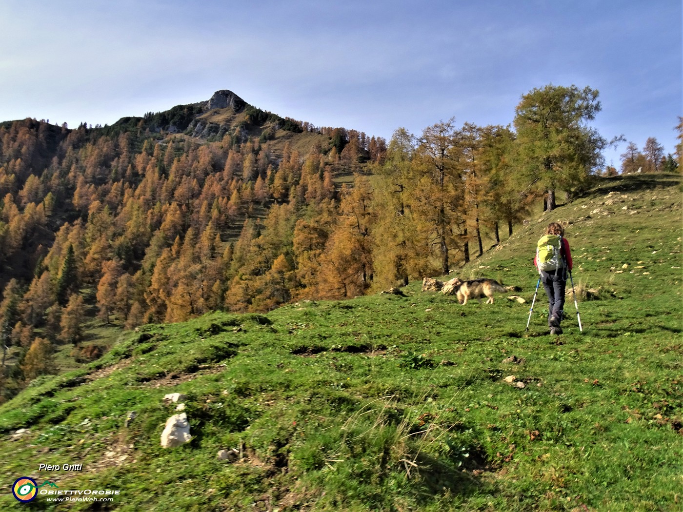 37 Lasciato il sent. 117, prendiamo il sent. 118 in salita al Passo di Monte Colle.JPG